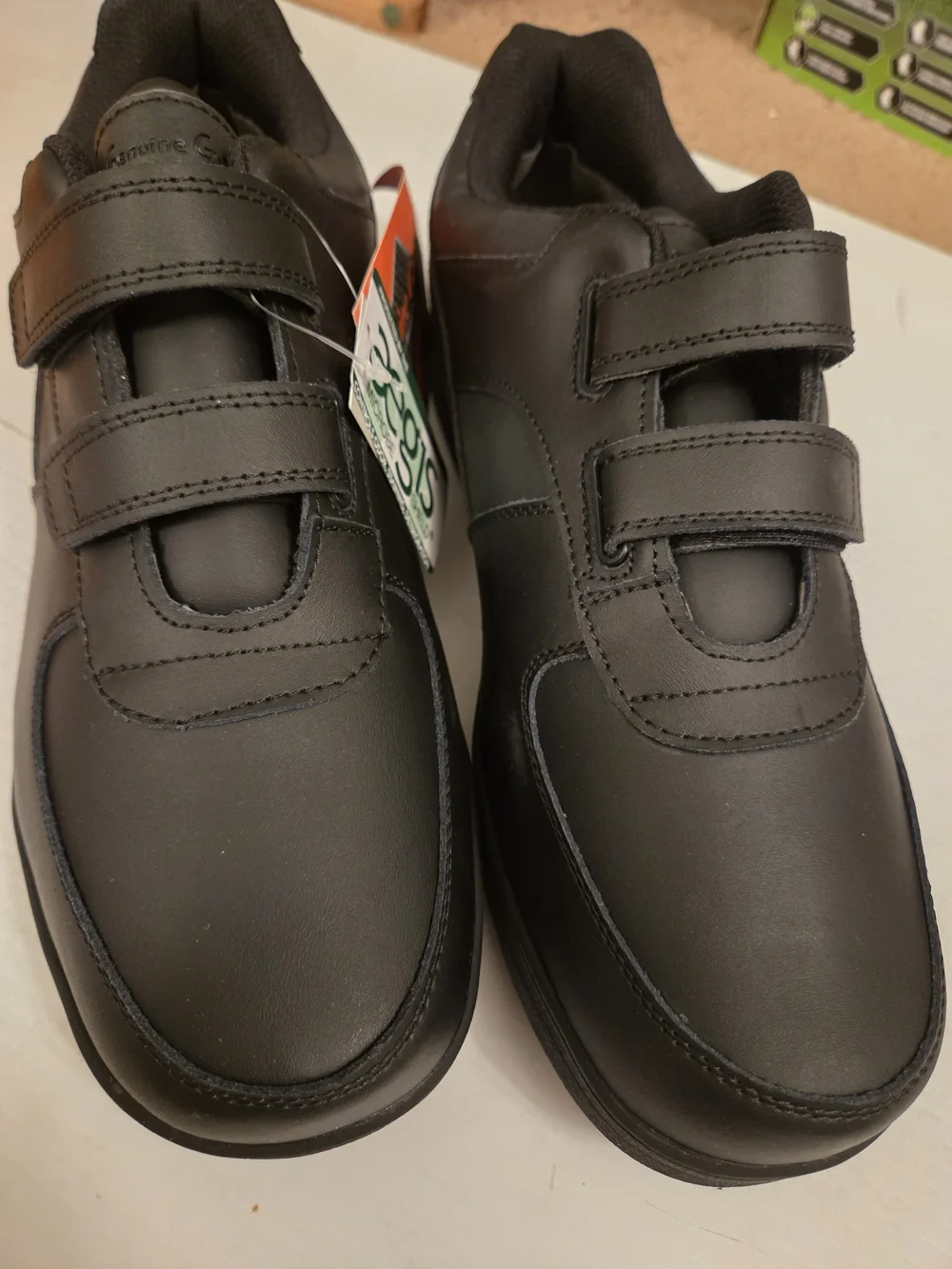 Men's Classic Black Velcro Sneakers